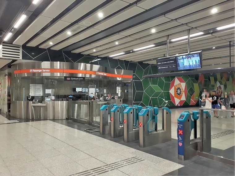 Woodlands MRT interchange near Wynwood Grand EC
